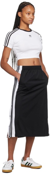 Black Adibreak Midi Skirt