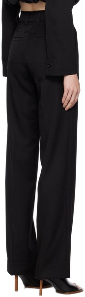 Black Le Chouchou 'Le Pantalon Ficelle' Trousers