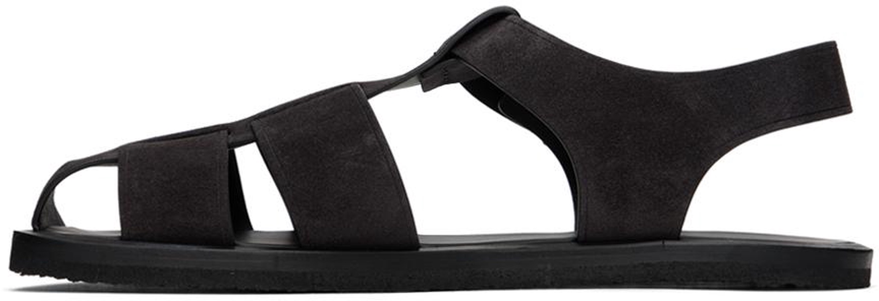 Black Fisherman Sandals