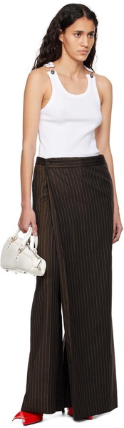 Brown 'The Suit Pant Skirt' Trousers