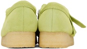 Green Wallabee Derbys