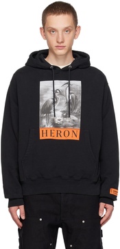 Black 'Heron' Hoodie