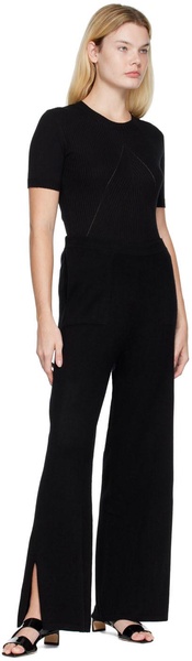 Black Vented Lounge Pants