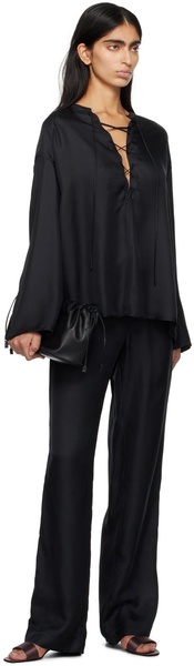 Black Zamia Blouse