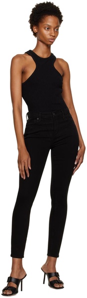 Black Rocket Ankle Skinny Jeans