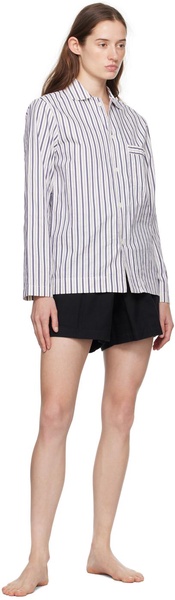 Black Drawstring Pyjama Shorts