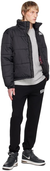 Black Small Arch Puffer Jacket