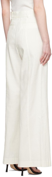 White Manon Trousers