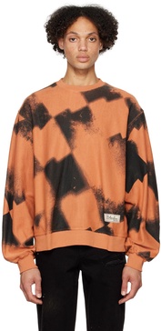 Orange Tenit Sweatshirt