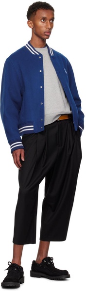 Blue TRS Tag 01 Varsity Bomber Jacket