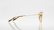 Sky Mapper - Brushed White Gold & Crystal Amber & Sunglasses