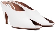 White Spike Mules