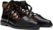 SSENSE Exclusive Black Lace-Up Shoes