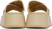 Beige Platform Sandals