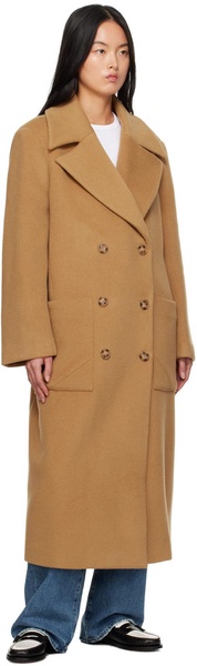 Beige Boyfriend Coat