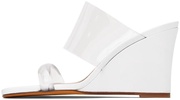 SSENSE Exclusive White Olympia Heeled Sandals