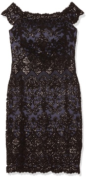 Tadashi Shoji Women's C/S Sequin Lace Dress