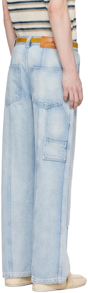 Blue Wide Jeans