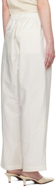 White Tapered Trousers