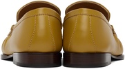 Yellow Leather Loafers