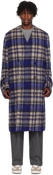 Blue Check Coat