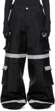 Black Security Workwear Cargo Pants