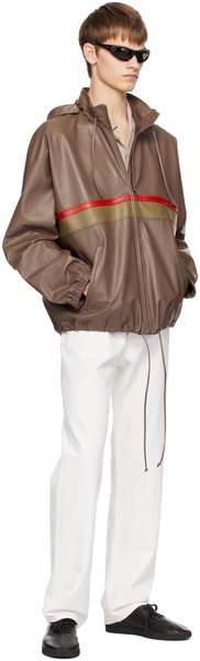 Brown Jilly Leather Jacket