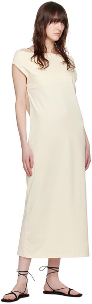 Beige Martial Maxi Dress