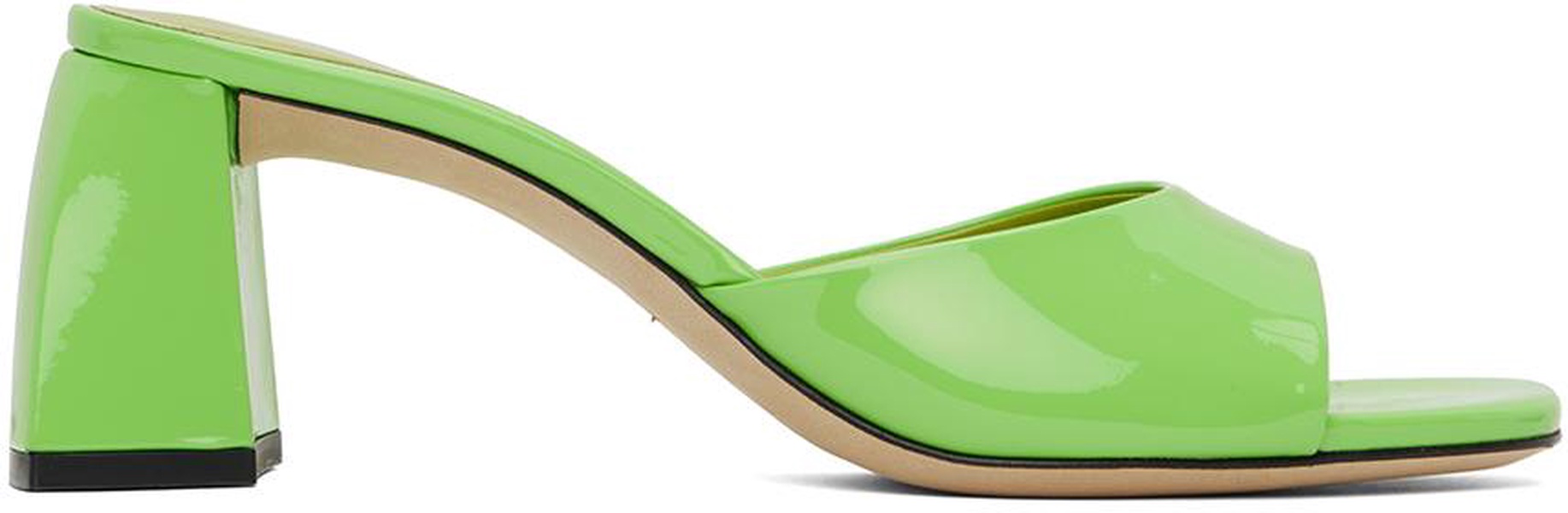 SSENSE Exclusive Green Romy Mules