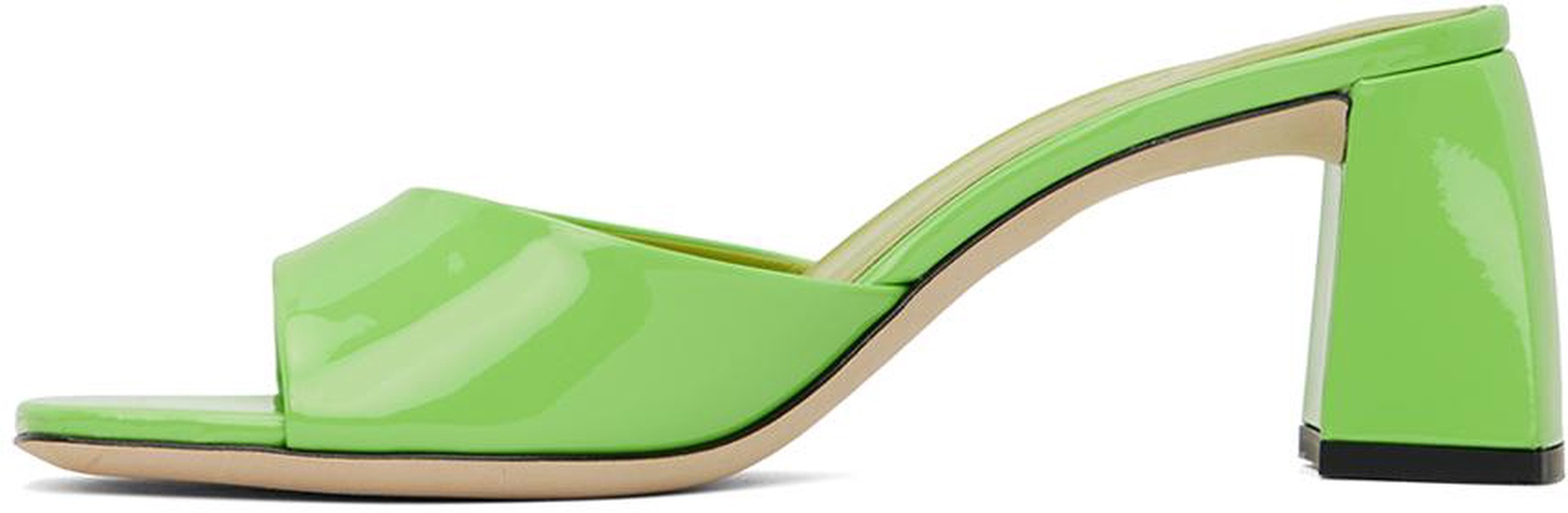 SSENSE Exclusive Green Romy Mules