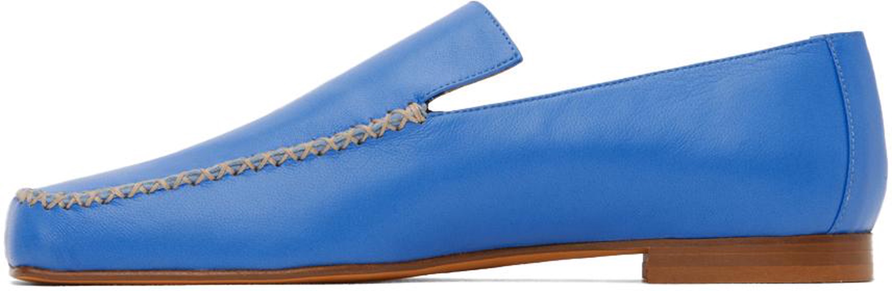 Blue Pilot Loafers