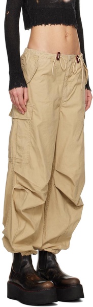 Khaki Balloon Army Trousers