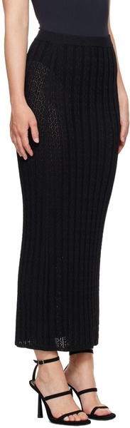 Black Dera Maxi Skirt