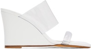 White Olympia Heeled Sandals