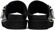 Black Buckle Sandals