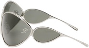 Silver Wraparound Sunglasses