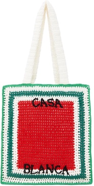 Multicolor Cotton Crochet Tote