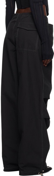 Black Wide-Leg Trousers