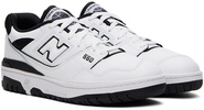 White & Black BB550 Sneakers