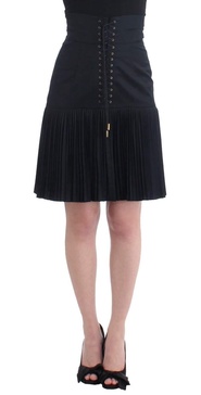 Cavalli Women Pleated Laced Skirt