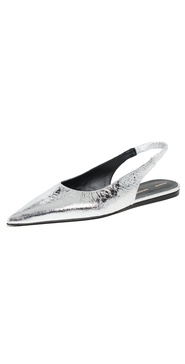 Spike Slingback Flats