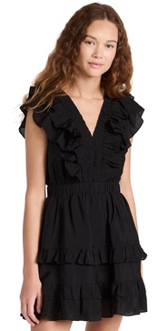 Ruffle Detail Mini Dress