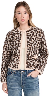 Leopard Sherpa Jacket