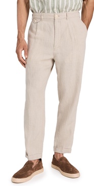 Standard Pleated Pant in Linen