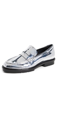 Harper Metallic Lug Sole Loafers