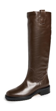 Henry Calf Leather Moka Riding Boots