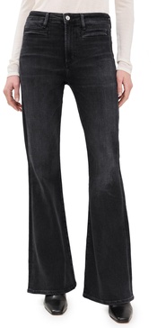 Lilah Flare Jeans with Welt Pocket