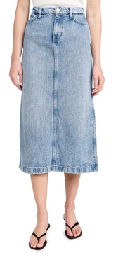 Midi Denim Skirt