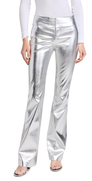 Mame High Rise Wide Leg Faux Leather Pants