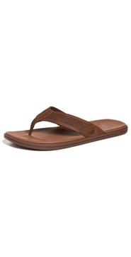 Seaside Leather Flip Flops